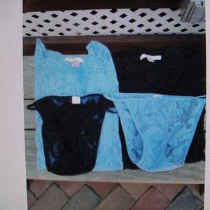 2 VICTORIA SECRET SEXY BABY DOLL SETS w/PANTIES